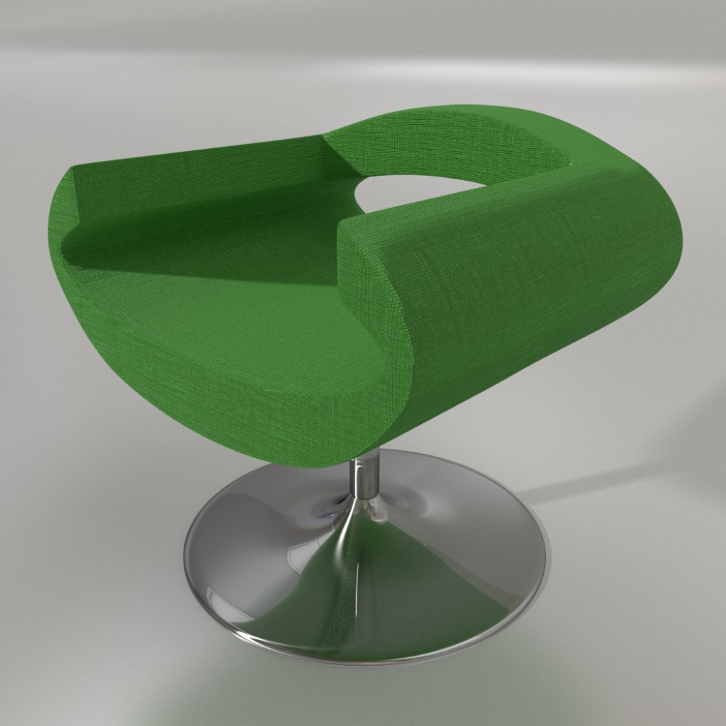 Armchair rounded small preview image 1